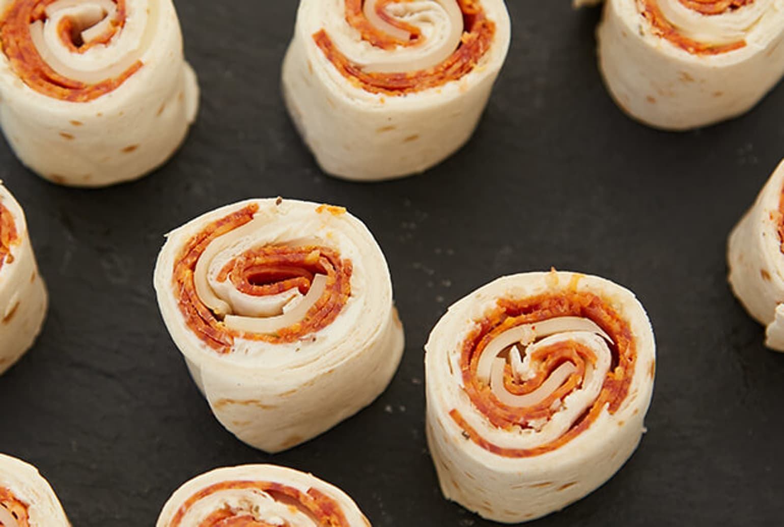 Cold Pepperoni Pizza Roll-Ups
